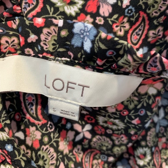 LOFT Paisley Print Blouse - Picture 5 of 5